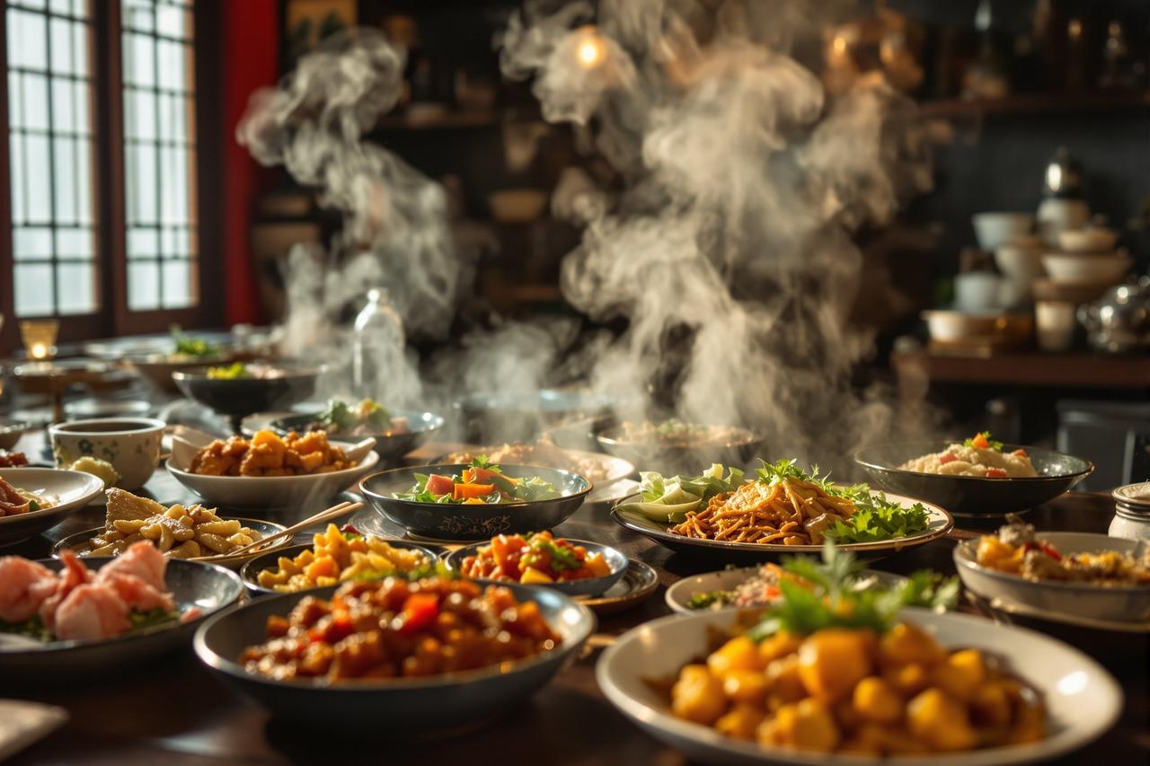 夜色影院非遗美食短视频《舌尖上的非遗》拍摄幕后现场